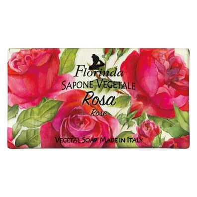 Rosa, Veganer, feuchtigkeitsspendender, duftender Seifenriegel, Körper, 100 g