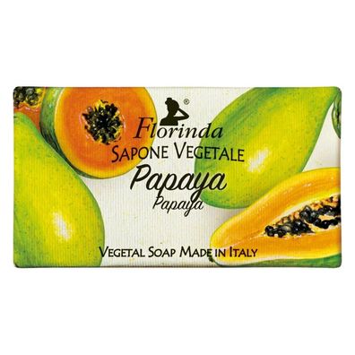 Papaya, Vegan, feuchtigkeitsspendend, duftender Seifenriegel, Körper, 100 g