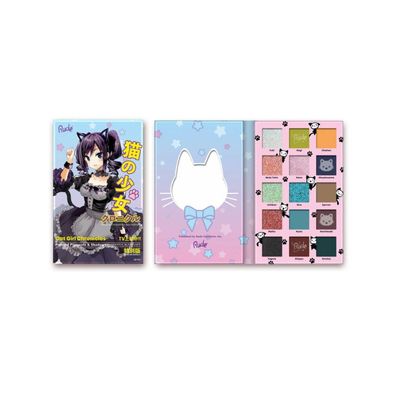 Rude Cosmetics, Cat Girl Chronicles, Lidschatten-Palette, 15 Farben