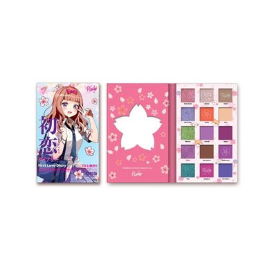 Rude Cosmetics, First Love Diary, Lidschatten-Palette, 15 Farben