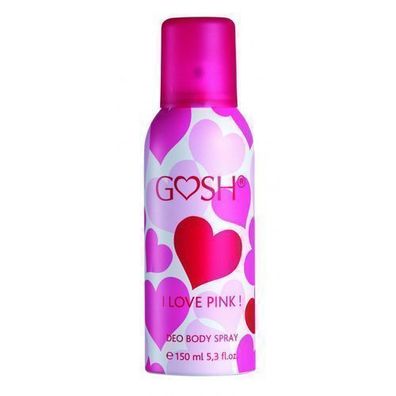 Gosh Ich Liebe Pink! Antitranspirant Spray, 150 ml