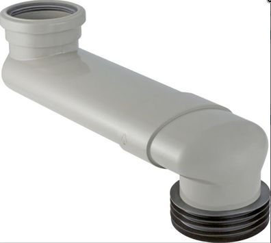 Coude d'étage WC Geberit (PVC) DN90/100, gris