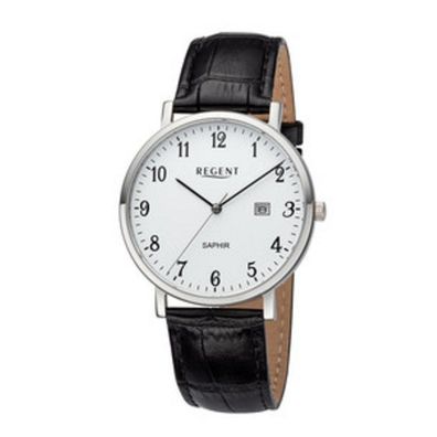 Uhr - Edelstahl - Lederband - Saphirglas