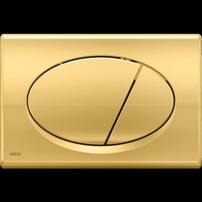 Alcadrain WC - Plaque de commande M75 Or brillant