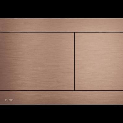 Alcadrain WC - Betätigungsplatte FUN-RG-B Rotgold Matt gebürstet Edelstahl