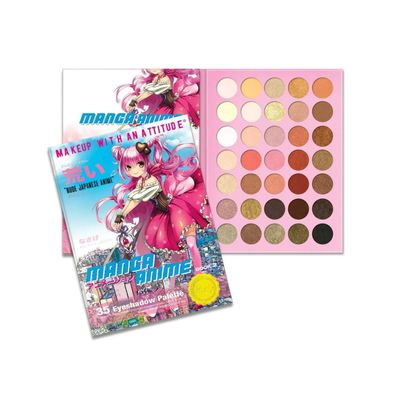Rude Cosmetics, Manga Anime Book 2, Lidschatten-Palette, 35 Farben