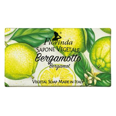 Bergamotte, reinigend und feuchtigkeitsspendend, duftender Seifenriegel, 100 g