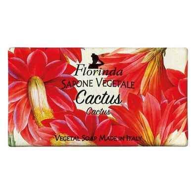 Florinda, Cactus, Vegan, reinigend und feuchtigkeitsspendend, Duftseifenriegel, 100 g