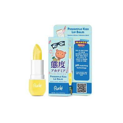 Rude Cosmetics, Pineapple Kiss, feuchtigkeitsspendender Lippenbalsam, 3,5 ml