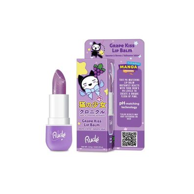 Rude Cosmetics, Grape Kiss, feuchtigkeitsspendender Lippenbalsam, 3,5 ml