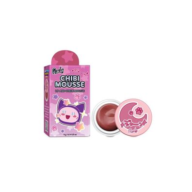 Rude Cosmetics, Chibi Mousse, Lippen- und Wangenbalsam 2-in-1, Tada! , 4 g