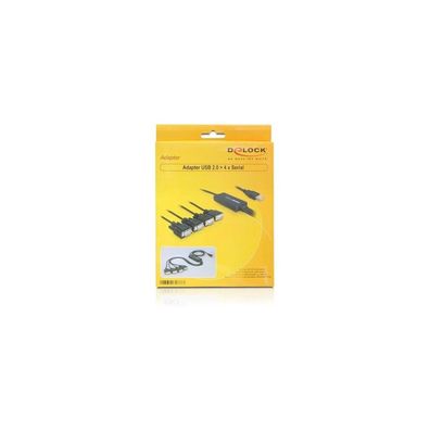 DELOCK USB Kabel A -> 4x D-Sub9 St/St 1.40m