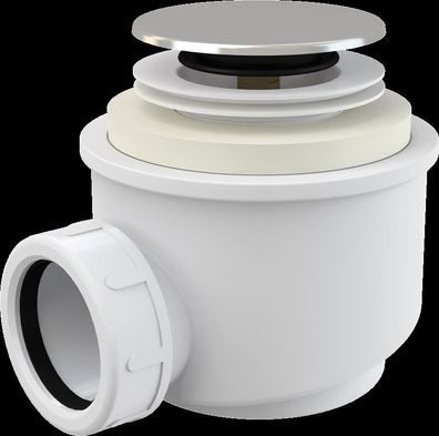 Alcadrain A466-50 Bonde CLICK/CLACK pour receveurs de douche, chromée Ø 50