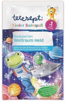 Tetesept Kinder Badezusatz - Raumfahrt Helden, 60g
