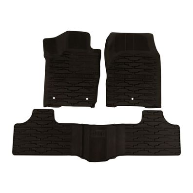 Gummifussmattensatz dunkelschiefergrau mit Jeep Logo K82212172AC