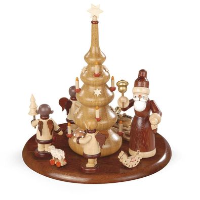Spieluhr Motivplattform für elektrische Spieldosen Weihnachtsmann und Geschenke