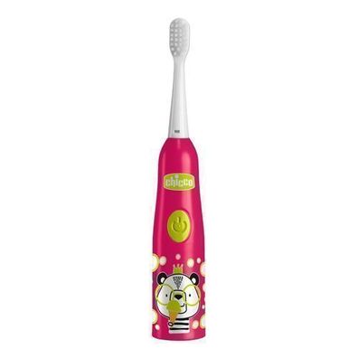 Chicco Elektrische Kinderzahnbürste für Kinder ab 3 Jahren, Panda-Design, 1 Stüc