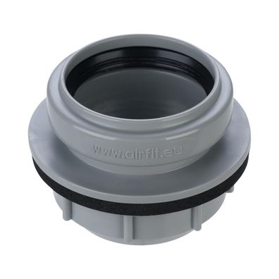 airfit Anschraub-Muffe DN 50, grauaus PP