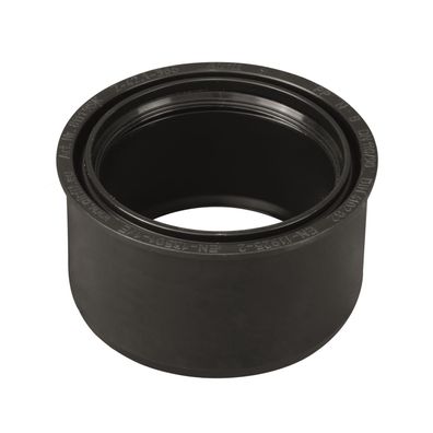 airfit Superkurz-Reduzierstück DN 110x90aus PP, schwarz