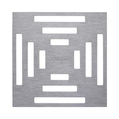 airfit Design Edelstahlrost "Zentriert" 2mm gebürstet, aufliegend, für 60202BA