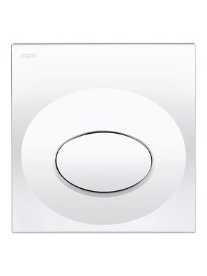 MEPAdrop Betätigungsplatte für UP-Druckspüler SC weiß