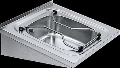 KWC Ausgussbecken, SIRIUS, Edelstahl, 500x180x500 mm, Klapprost