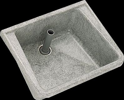 KWC Mehrzweckbecken, SIRIUS, GFK, 500x220x400 mm, Decorgrau