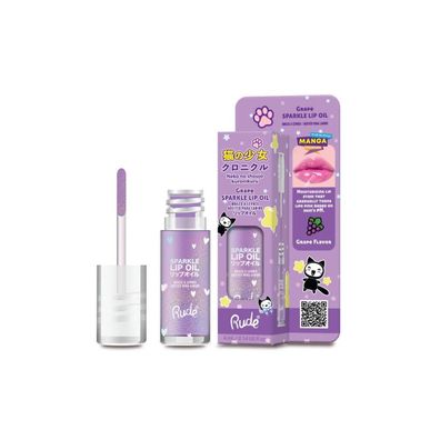 Rude Cosmetics, Grape Sparkle, Lippenöl, 4 ml