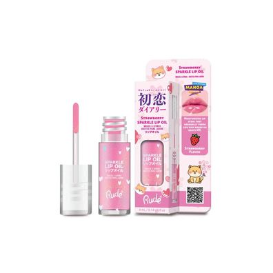 Rude Cosmetics, Strawberry Sparkle, Lippenöl, 4 ml