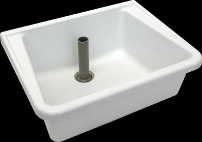 KWC Mehrzweckbecken, SIRIUS, GFK, 500x220x400 mm, Weiß