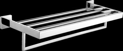 KWC Doppelhandtuchstange, CUBUS, Edst, 600x122x220 mm, AP, Hochglanz, Regal