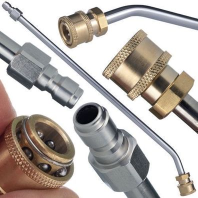 Rosfix Hochdrucklanze 1/4" 50 cm – Gebogen 30° | 250 bar, 60°C, Schnellkupplung