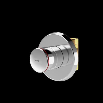KWC Durchgangsventil, F3, Hydraulisch, DN20, O. Mischung, Unterputz, Duschen