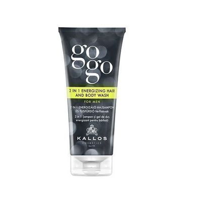 Kallos GoGo 2in1 Belebendes Haar- und Duschgel für Männer, 200 ml
