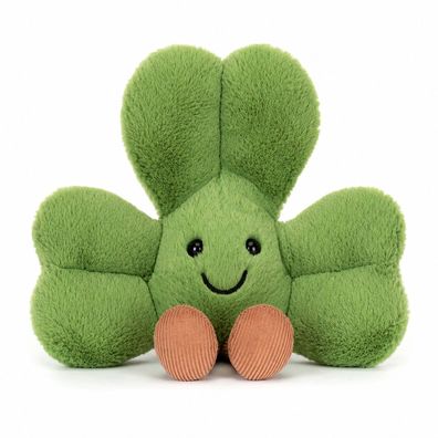 Jellycat Amuseables Siofra Shamrock Plueschtier Kleeblatt Gruen 12 cm