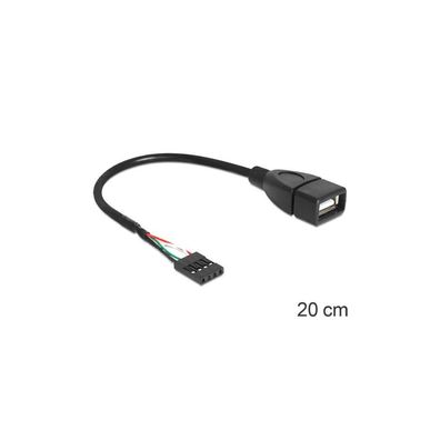 Delock DELOCK USB Kabel Pinheader 4Pin -> A Bu/Bu 0.20m