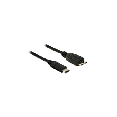 Delock DELOCK USB3.1 Kabel C -> micro B St/St 1.00m schwarz