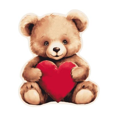 Teddy Bear Dekokissen 39 × 33 cm Teddybär Formkissen aus Diamond Velvet mit weiche