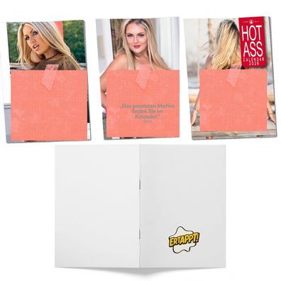 Kalender 2026 Girls Set 3x A4 mit Mappe und Sticker