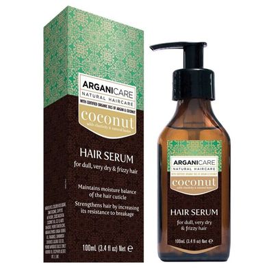 Arganicare, Kokosnuss, Haarserum, stärkend und pflegend, 100 ml