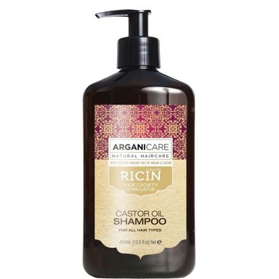 Arganicare, Ricin, Haarshampoo, zur Wachstumsstimulation, 400 ml