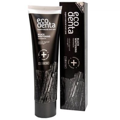 Ecodenta, Black Whitening, Whitening & Freshening, Zahnpasta, 75 ml