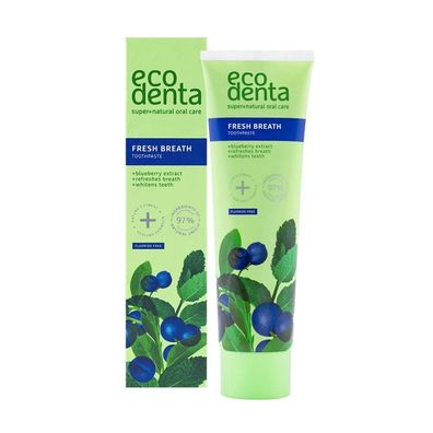 Ecodenta, Fresh Breath, Whitening & Fresh Breath, Zahnpasta, 100 ml