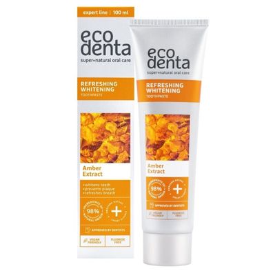 Ecodenta, Erfrischende Aufhellung, Aufhellung, Zahnpasta, 100 ml