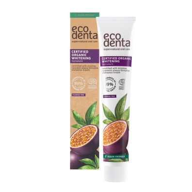 Zahnpasta aus kontrolliert biologischem Anbau, Aufhellung und Plaque-Schutz, 75 ml