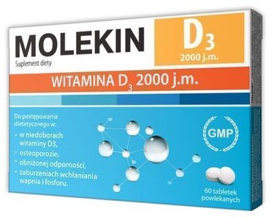 Molekin Vitamin D3 2000 IU - 60 Tabletten