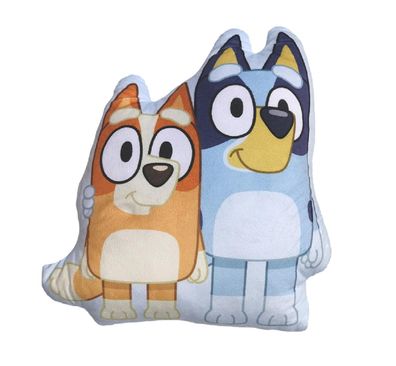 Bluey Formkissen 35 cm Dekokissen Kuschelkissen mit weicher Polarfleece Oberfläche