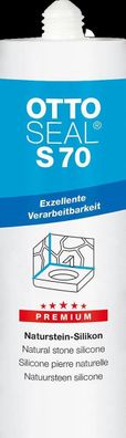 Ottoseal S 70 Naturstein Silikon 310ml anthrazit