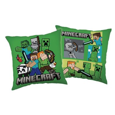 Minecraft 1 Stück Life Kissen Dekokissen Kuschelkissen mit doppelseitigem Druck