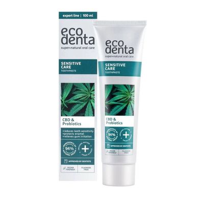 Ecodenta, Sensitive Care, empfindliche Zähne, Zahnpasta, 100 ml